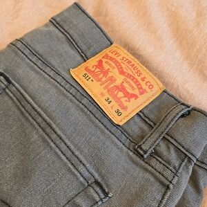 Levi 511 Jeans 34x30 Gray